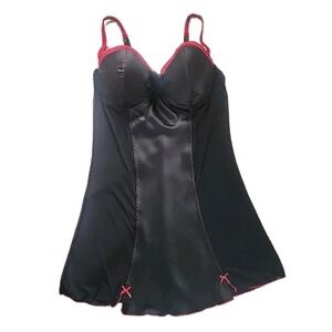 Vintage Y2K Rampage Intimates Bustier Slip Dress Plus Size 1X Lingerie Nightgown